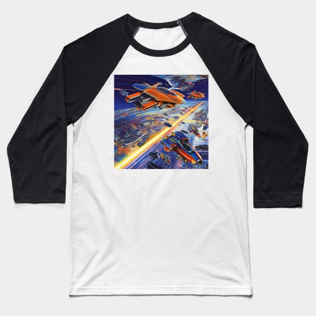 Genesis Streetwear - Zero Gravity Racing Baseball T-Shirt by retromegahero